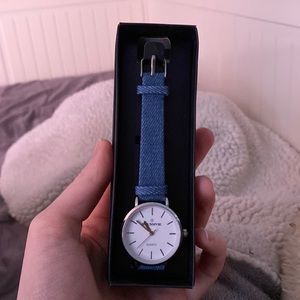 boussuvie denim watch! brand new